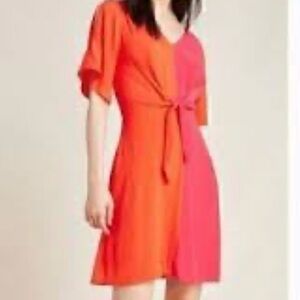 Skies are Blue Color Block Dress